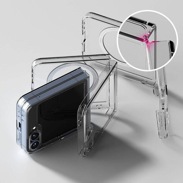 Case SAMSUNG GALAXY Z FLIP 6 Ringke Fusion Magnetic MagSafe Clear transparent 8809961787034