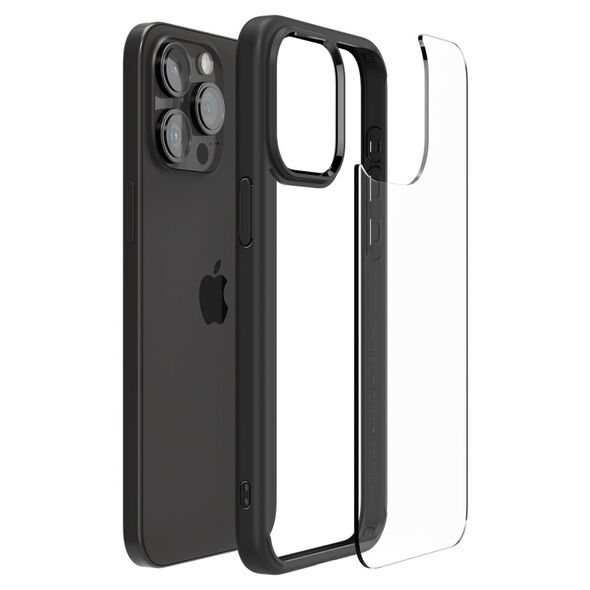 Spigen Husa pentru iPhone 15 Pro Max - Spigen Ultra Hybrid - Matte Black 8809896749190 έως 12 άτοκες Δόσεις