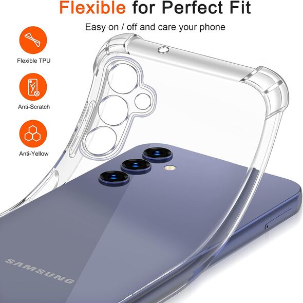 Techsuit Case for Samsung Galaxy A14 4G / A14 5G - Techsuit Shockproof Clear Silicone - Clear 5949419083950 έως 12 άτοκες Δόσεις