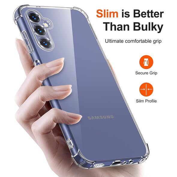 Techsuit Case for Samsung Galaxy A14 4G / A14 5G - Techsuit Shockproof Clear Silicone - Clear 5949419083950 έως 12 άτοκες Δόσεις