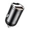 Baseus Tiny Star mini smart USB car charger 30W Quick Charge 3.0 gray (VCHX-A0G) 6953156297883