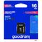 Goodram Microcard 16 GB micro SD HC UHS-I class 10 memory card, SD adapter (M1AA-0160R12) 5908267930137