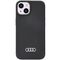 Audi Silicone Case iPhone 14 6.1&quot; black/black hardcase AU-LSRIP14-Q3/D1-BK 6955250225298