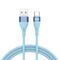 BWOO Minimalist Silicone 3A Cable X280C USB-A to USB-C blue 6933654810838