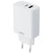 Maxlife MXTC-10-20AC PD QC charger 1x USB-C 1x USB 20W white 5907457789838