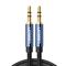 Ugreen AUX audio cable straight minijack 3.5 mm 1m blue (AV112) 6957303816859