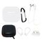 AirPods 3 Silicone Case Set + Case/Ear Hook/Neck Strap/Watch Strap Holder/Carabiner Clasp - White 9145576276945