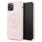 Original Case IPHONE 11 PRO Guess Hard Case Silicone 4G Tone On Tone (GUHCN58LS4GLP) light pink 3700740463642