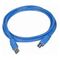 Kabel USB Gembird USB-A - USB-B 1.8 m Niebieski (CCPUSB3AMBM6)