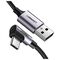 Kabel USB Ugreen USB-A - USB-C 1 m Szary (50941)