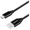 Kabel USB LogiLink USB-A - microUSB 1 m Czarny (CU0144)