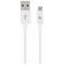 Kabel USB Gembird USB-A - microUSB 1 m Biały (CC-USB2P-AMmBM-1M-W)