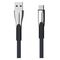 Kabel USB Somostel USB-A - USB-C 1 m Czarny (SMS-BW02 metalowe wtyki)