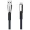 Kabel USB Somostel USB-A - USB-C 1 m Czarny (BW02 TYP-C NIEBIESKI)