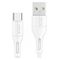 Kabel USB Usams USB-A - USB-C 1 m Biały (6958444969473)