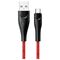 Kabel USB Usams USB-A - USB-C 2 m Czerwony (6958444983554)