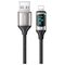 Kabel USB Usams USB-A - Lightning 1.2 m Czarny (6958444975405)