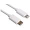 Kabel USB PremiumCord Lightning - USB-C 1 m Biały (kipod53)