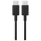 Kabel USB NO NAME USB-C - USB-C 1 m Czarny (34515)