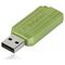 Pendrive Verbatim Verbatim USB flash disk, USB 2.0, 128GB, Store,N,Go PinStripe, zielony, 49462, do archiwizacji danych