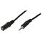 Kabel LogiLink Jack 3.5mm - Jack 3.5mm 10m czarny (CA1056)