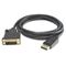 Kabel PremiumCord DisplayPort - DVI-D 1m czarny (kportadk02-01)