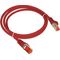 Alantec Patch-cord S/FTP kat.6A LSOH 1.0m czerwony ALANTEC