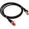 Alantec Patch-cord S/FTP kat.6A LSOH 3.0m czarny ALANTEC