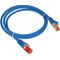 Alantec Patch-cord F/UTP kat.6 PVC 5.0m niebieski ALANTEC