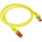 Alantec Patch-cord F/UTP kat.6 PVC 1.0m żółty ALANTEC