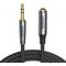 Kabel Ugreen Jack 3.5mm - Jack 3.5mm 2m srebrny (UGR1071BLK)