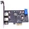 Kontroler MicroConnect PCIe 2.0 x1 - 2x USB 3.0 (MC-USB3.0-F2B2-V2)