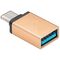 PremiumCord PREMIUMCORD Adaptér USB 3.1 C/male - USB 3.0 A/female, zlatý, OTG