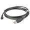 Kabel USB Lanberg USB-A - microUSB 1 m Czarny (CA-USBM-10CC-0010-BK)