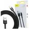 Kabel USB Baseus USB-A - Lightning 1 m Czarny ( )