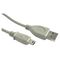 Kabel USB Gembird USB-A - 1.8 m Biały (CCUSB2AM5P6)