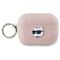 Original Case APPLE AIRPODS PRO 2 Karl Lagerfeld Cover Monogram Choupette Head (KLAP2PGCHPP) pink 3666339283742