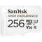 Karta SanDisk High Endurance MicroSDXC 256 GB Class 10 UHS-I/U3 V30 (SDSQQNR-256G-GN6IA)