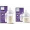 Avent SCY903/01+SCY900/01 BUTELKA 260ML+ BUTELKA 125ML RESPONSYWNA NATURAL