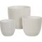 Home Styling Collection Zestaw doniczek ceramicznych na kwiaty, 3 rozmiary