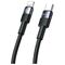 Kabel USB Usams USAMS Kabel USB-C na Lightning 30W czarny/black 1,2m SJ729USBSG01 (US-SJ729)