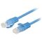 Lanberg PATCHCORD KAT.6 UTP 1M NIEBIESKI FLUKE PASSED LANBERG 10-PACK