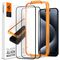 Spigen Szkło do etui Spigen Glas.tR FC AM 2-Pack do iPhone 15 Pro, z czarną ramką