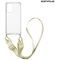 Θήκη Σιλικόνης με Strap Sonique Armor Clear Xiaomi Poco F5 5G Μπεζ 5201101995829