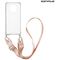 Θήκη Σιλικόνης με Strap Sonique Armor Clear Honor 50 Lite / Nova 8i Ροζ 5201101902551