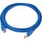 Kabel USB Gembird USB-A - 1.8 m Niebieski (CCPUSB3AMAF6)