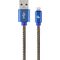 Kabel USB Gembird USB-A - Lightning 1 m Niebieski (CC-USB2J-AMLM-1M-BL)