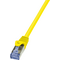 LogiLink Patchcord Cat.6A, S/FTP, 5m, żółty (CQ3077S)