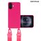 Θήκη Σιλικόνης με Strap CarryHang Sonique Apple iPhone 16 Φουξ 5210312048965