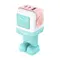 UGREEN Nexode Robot GaN USB-A Wall Charger, 2xUSB-C 65W pink-blue UGR1892 6941876238552